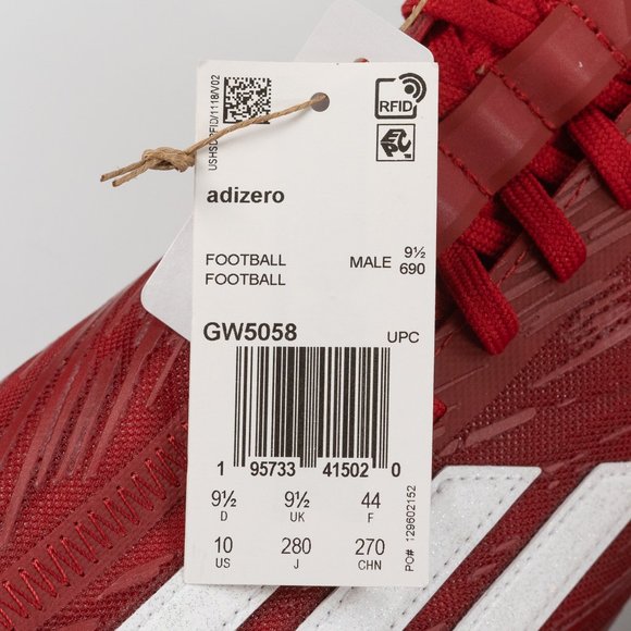 Adidas Adizero \'Team Power Red\' GW5058 Football Cleats main image 5